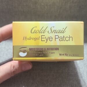 Gold Snail Hydrogel Eye Patch - Yellow